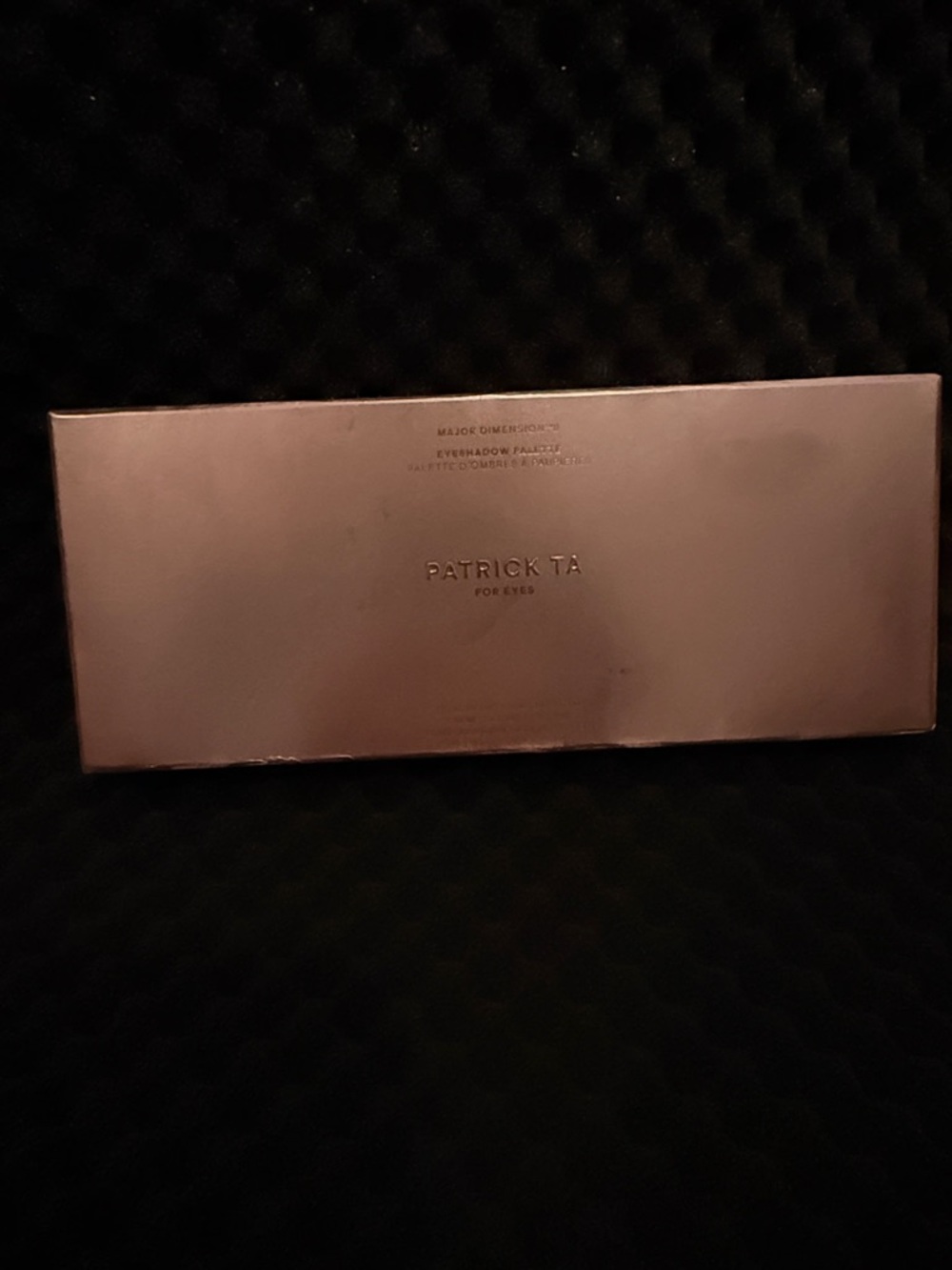 Patrick Ta Major Dimension Eyeshadow Palette - Rose Gold Metal Case